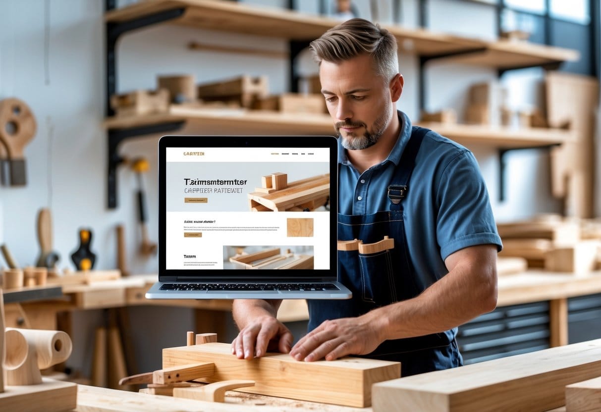 Derfor bor en tomrermester have en professionel hjemmeside der skaffer nye kunder