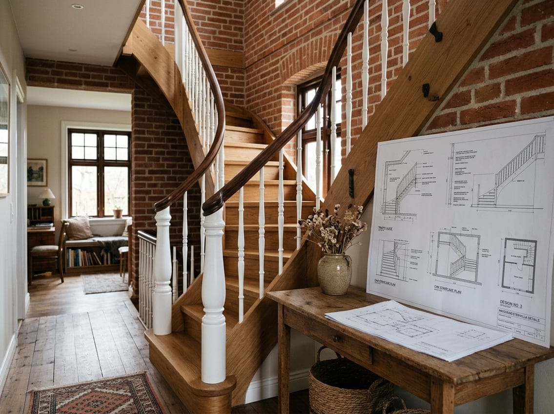 Guide til valg af trappe til din murermestervilla